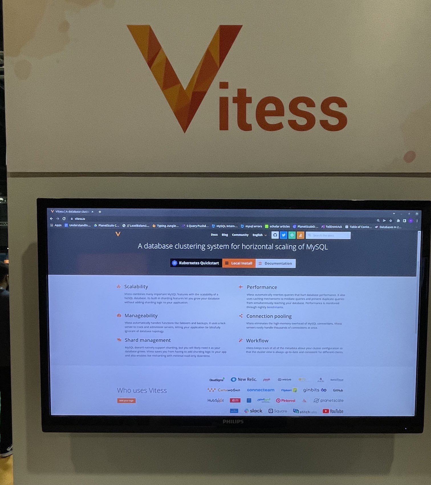 Vitess Project Booth